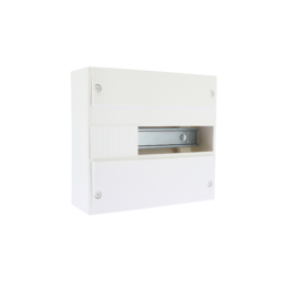 Coffret d'intérieur 13 modules 1 rangée avec  bornier Phase, Neutre, Terre