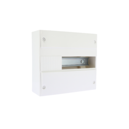 Coffret d'intérieur 13 modules 1 rangée avec  bornier Phase, Neutre, Terre