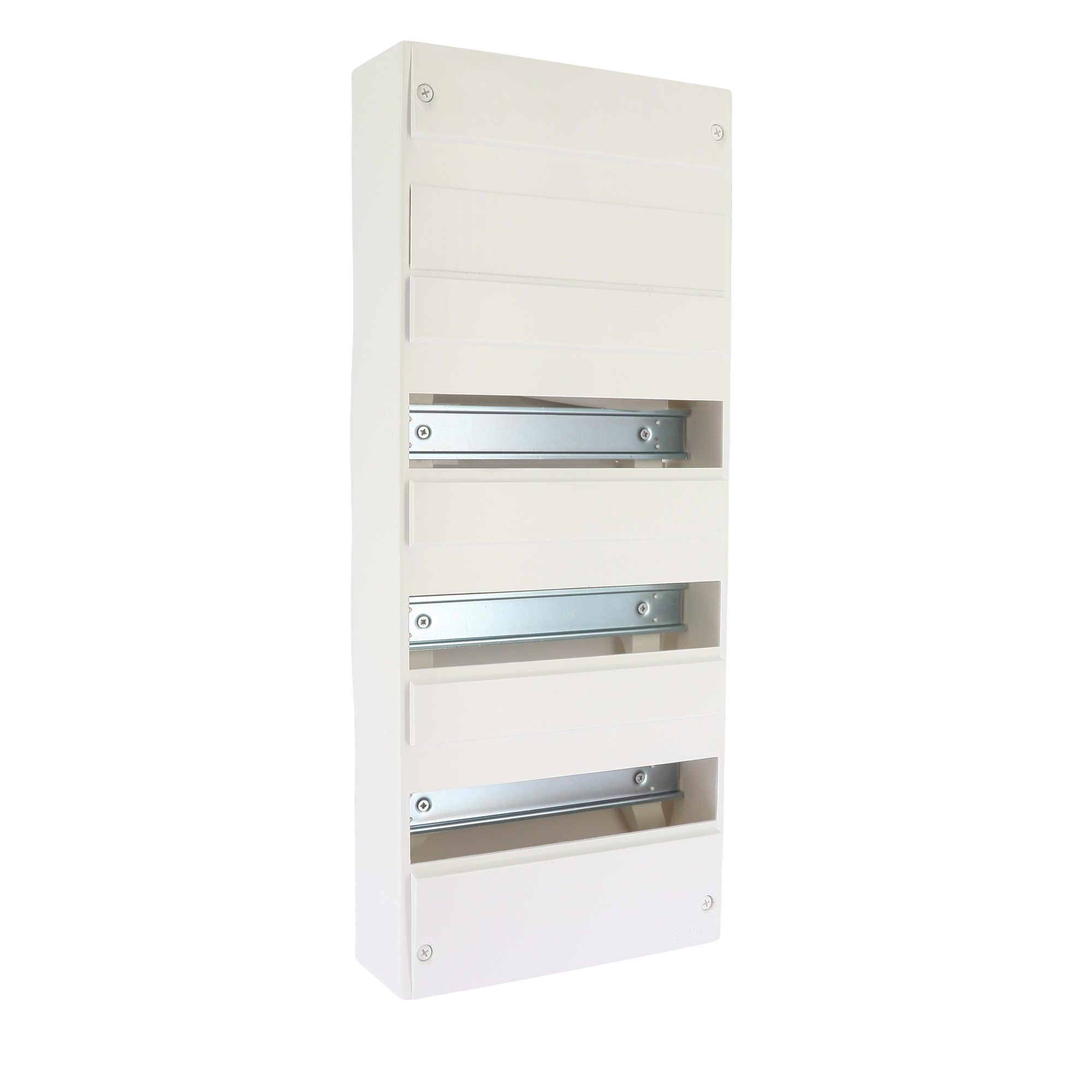 Coffret d'intérieur 52 modules 4 rangées avec bornier Phase, Neutre, Terre