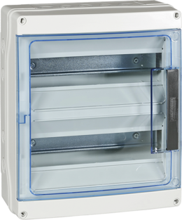 Coffret étanche 24 modules 2X12 IP65 entrées souples