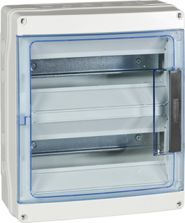 Coffret étanche 24 modules 2X12 IP65 entrées souples
