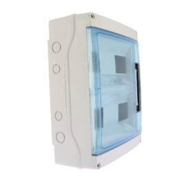 Coffret étanche 24 modules 2X12 IP65 entrées souples
