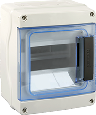 Coffret 6 modules IP65 opercules