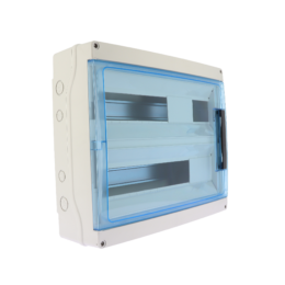 Coffret étanche 36 2X18 modules IP65 entrées par opercules défoncables