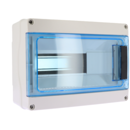 coffret 12 modules 1R IP 65 lisse
