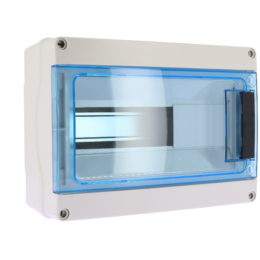 coffret 12 modules 1R IP 65 lisse