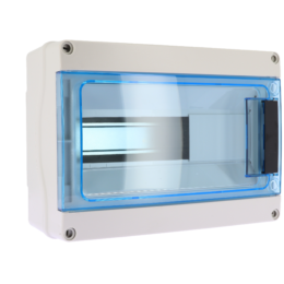 coffret 12 modules 1R IP 65 lisse