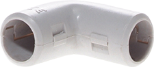 Coude Ø32mm gris
