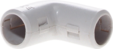 Coude Ø32mm gris