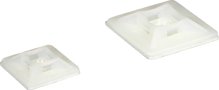 Embase adhésive 5,4 mm blanche