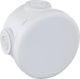 Boite de dérivation IP55 ronde Ø60x40mm - Membranes étagées - 4 entrées- 960°