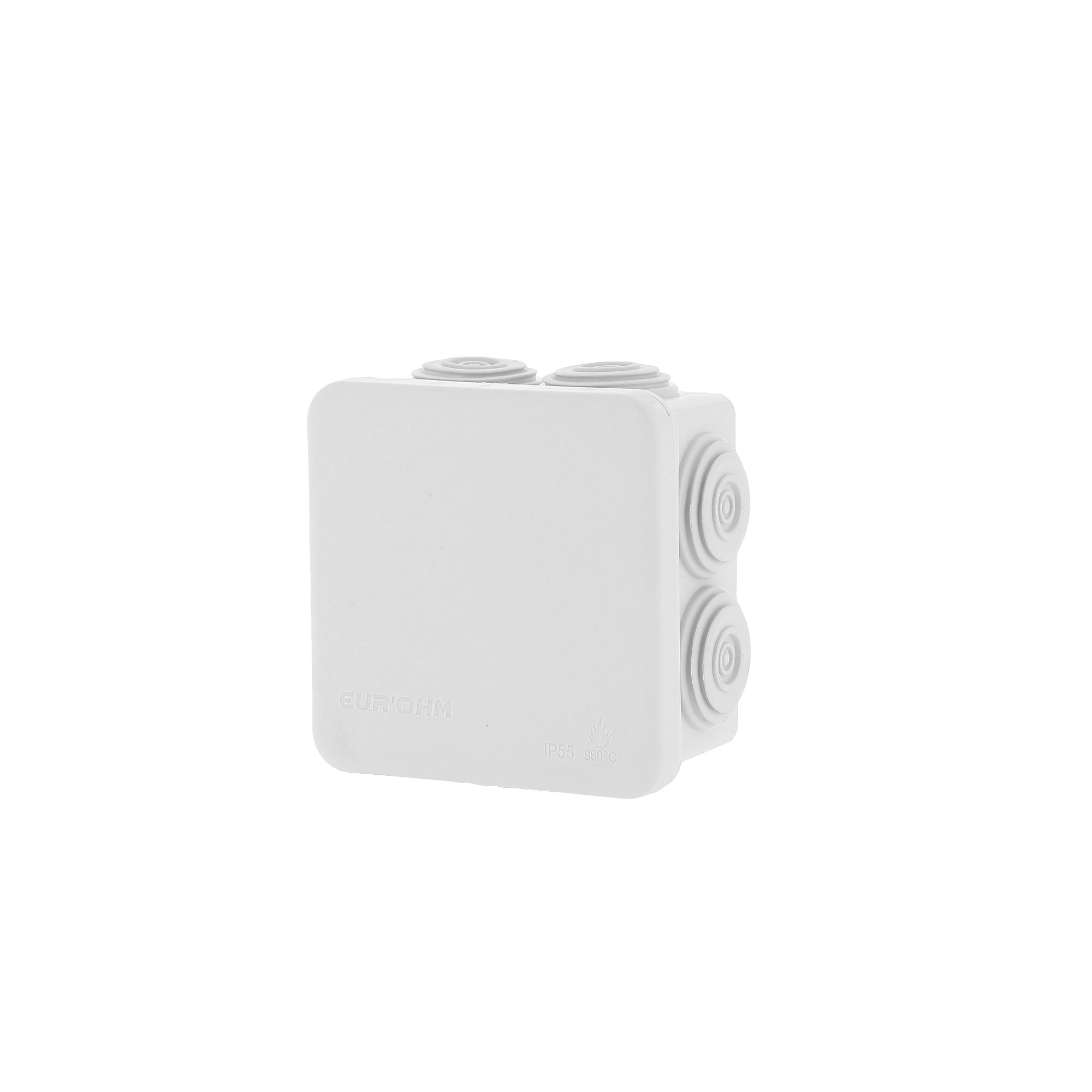 Boite de dérivation IP55 80X80X45mm - Membranes étagées - 7 entrées - 960° - Image 92
