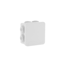 Boite de dérivation IP55 80X80X45mm - Membranes étagées - 7 entrées - 960°