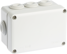 Boite de dérivation IP55 110X80X50mm - Membranes étagées - 8 entrées - 960°
