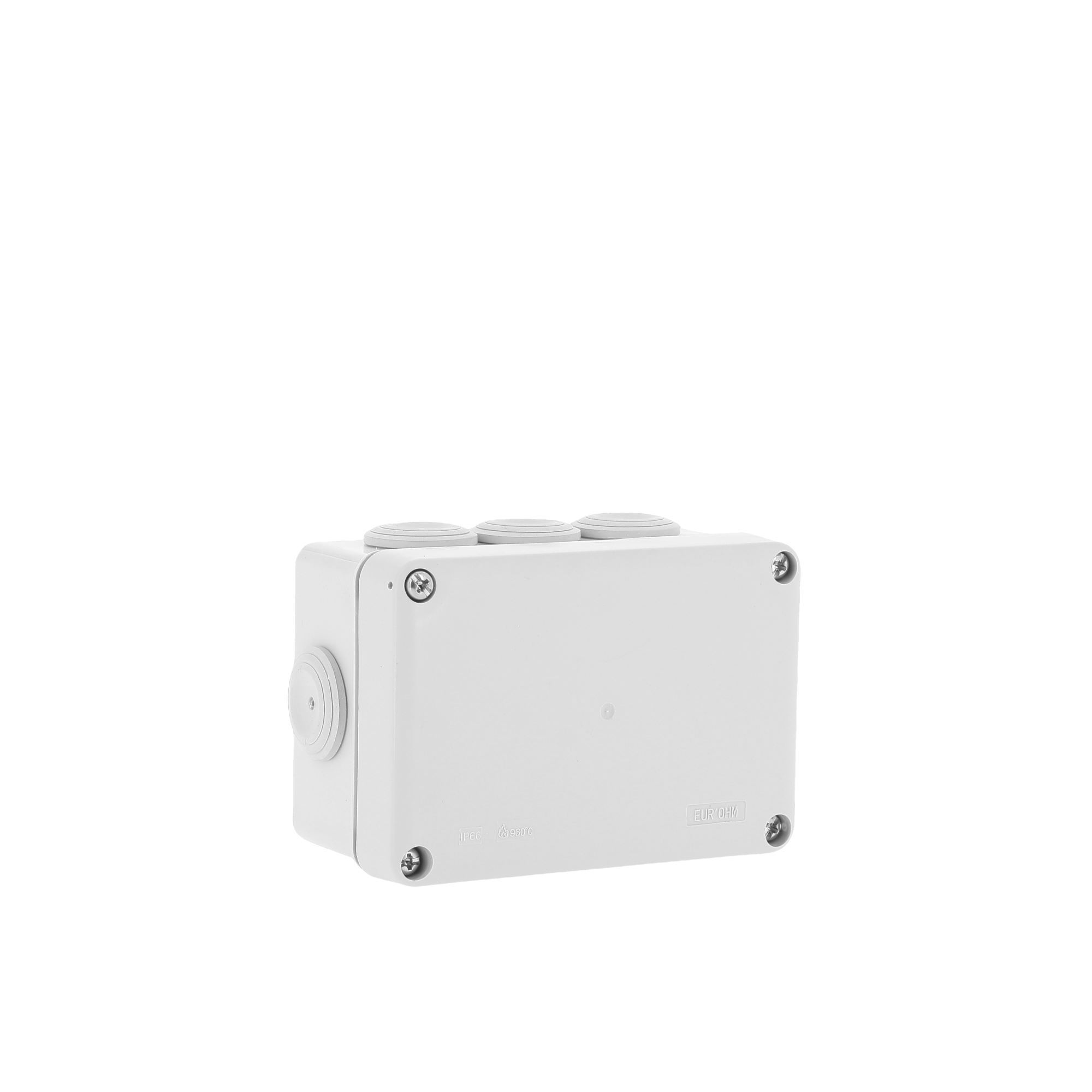 Boite de dérivation IP55 110X80X50mm - Membranes étagées - 8 entrées - 960°