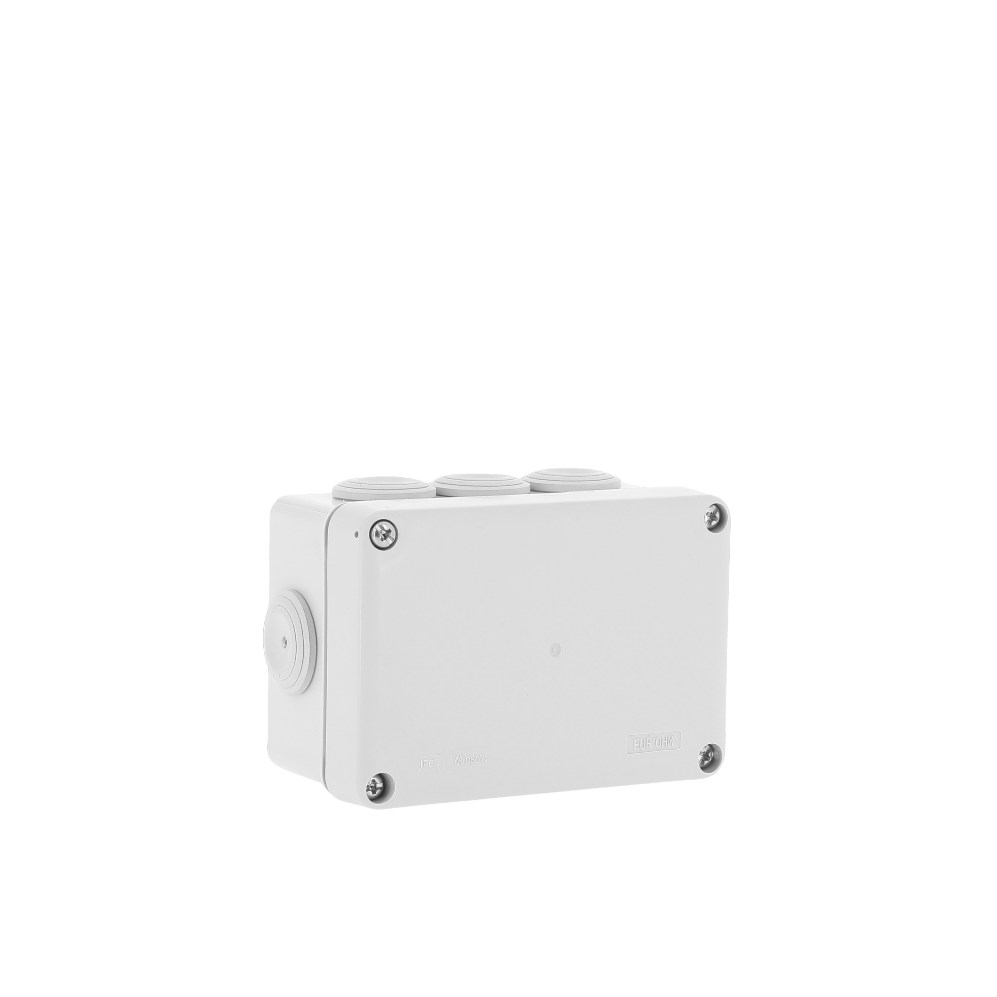 Boite de dérivation IP55 110X80X50mm - Membranes étagées - 8 entrées - 960°
