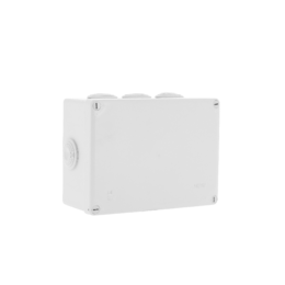 Boite de dérivation IP55 165X120X70mm vis 1/4 tour - Membranes étagées - 8 entrées - 960°