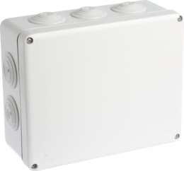 Boite de dérivation IP55 220X170X85mm Vis 1/4 tour- Membranes étagées - 12 entrées- 960°