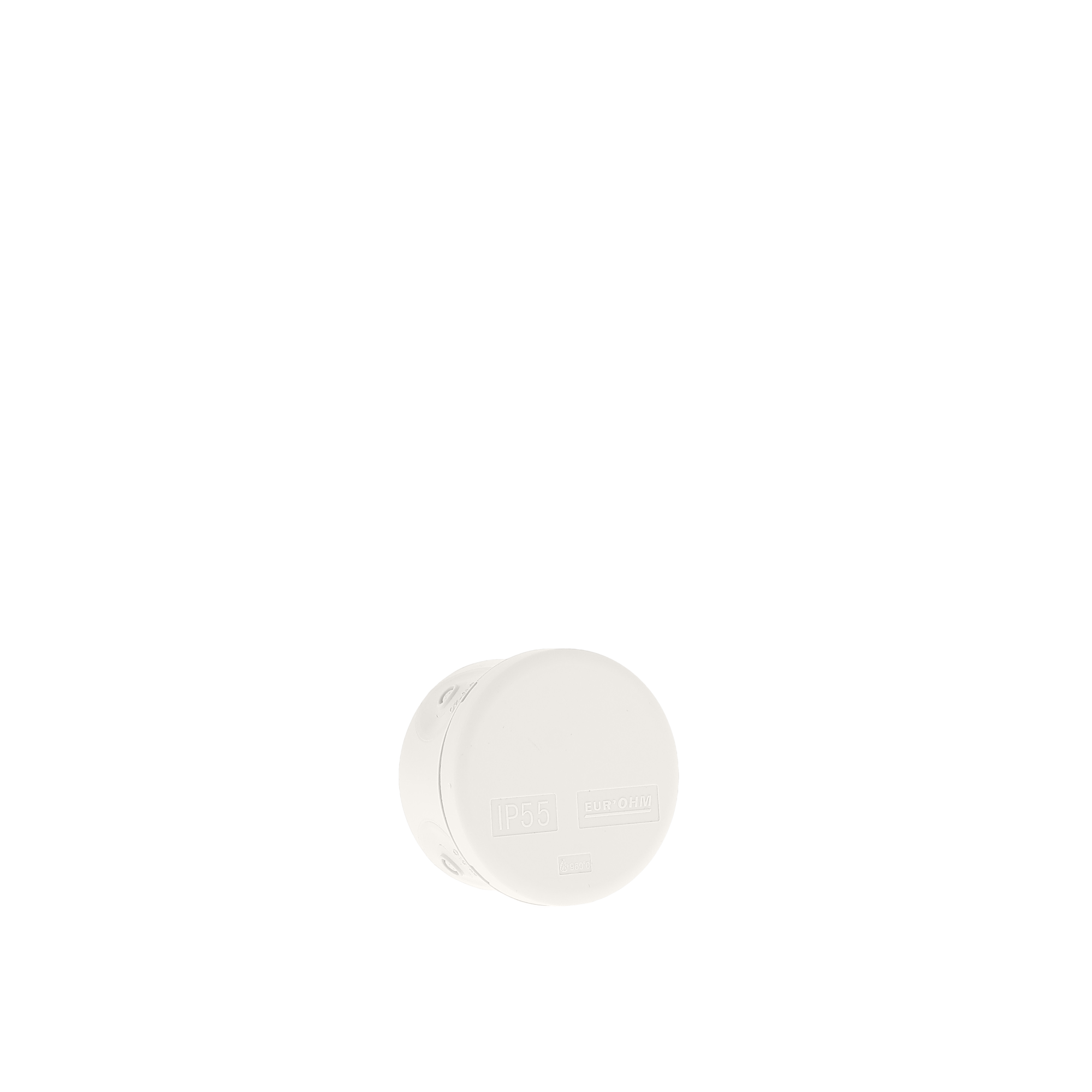 Boite de dérivation éco IP55 ronde d60x40mm Membranes plates - 4 entrées- 960°