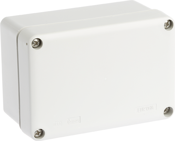 Boite industrielle faces lisses IP55 110x80x50mm - Vis 14 tour - 960°c