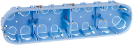 Boite d'encastrement XL 4 postes Ø67x40mm pour cloisons creuses