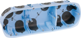 Boite d'appareillage AIR'metic 3 postes profindeur 40mm pour cloisons creuses Entraxe 71mm