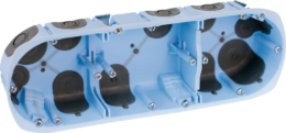 Boite d'appareillage AIR'metic 3 postes profindeur 40mm pour cloisons creuses Entraxe 71mm