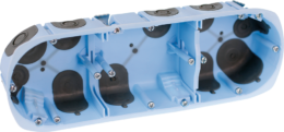 Boite d'appareillage AIR'metic 3 postes profindeur 40mm pour cloisons creuses Entraxe 71mm