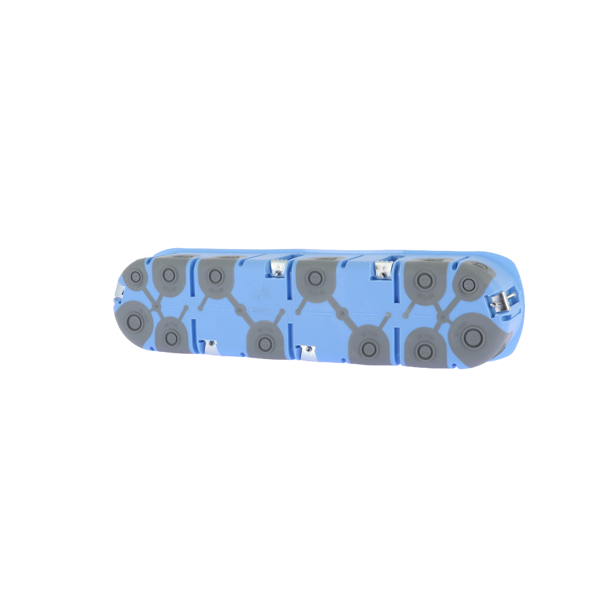 Boite d'appareillage AIR'metic 4 postes profondeur 50mm entraxe 71mm pour cloisons creuses - Image 82