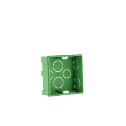 Boite d'appareillage 1 poste 90x90x40mm pour maconnerie