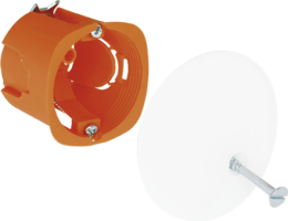 Boite d'applique non DCL Ø40mm pour plaque de platre