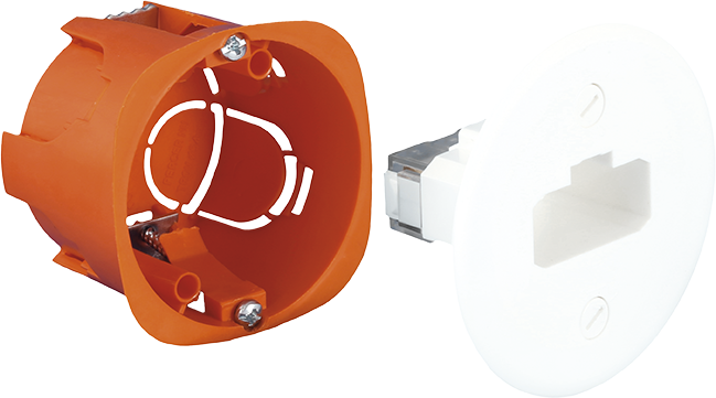 Boite d'applique DCL Ø54mm pour plaque de platre