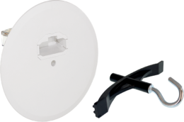 Kit accessoire de fixation luminaire + couvercle DCL Ø120mm