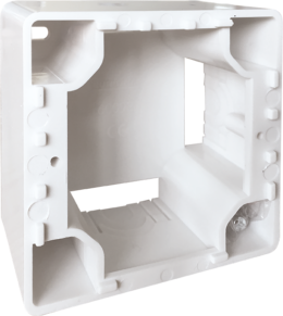 Cadre 75x75mm pour installation en saillie des sorties de cable 16/20A 60091 et 60097  , ou des prises 20A 60095 et 60096