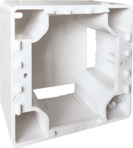Cadre 75x75mm pour installation en saillie des sorties de cable 16/20A 60091 et 60097  , ou des prises 20A 60095 et 60096