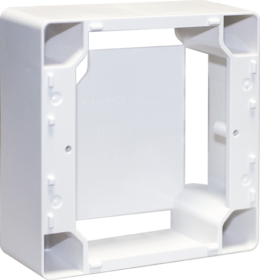 Cadre 100x100mm pour installation en saillie de la sortie de cable 32A référence 60092  , ou des prises 20A 60283 et 60284 75x75mm