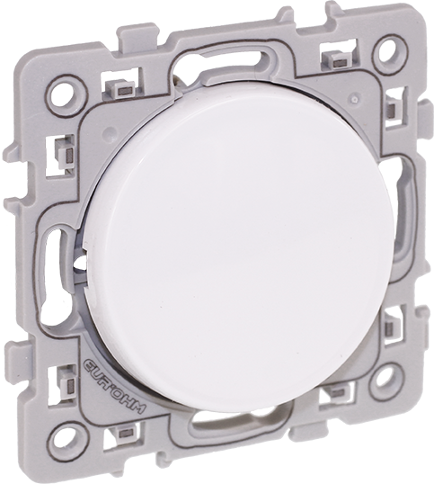 SQUARE Va et vient 10A blanc