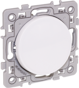 SQUARE Va et vient 10A blanc