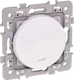 SQUARE Variateur3 fils (avec neutre) blanc