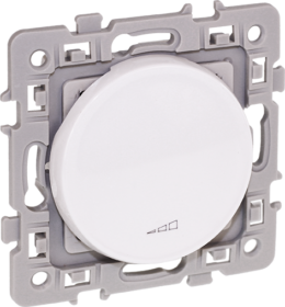 SQUARE Variateur3 fils (avec neutre) blanc