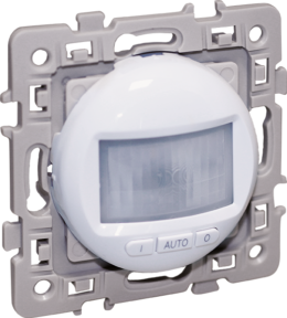 SQUARE Interrupteur automatique à détection de mouvement 3 fils (avec neutre) blanc