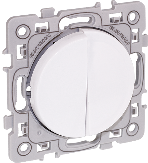 SQUARE Permutateur 10A blanc