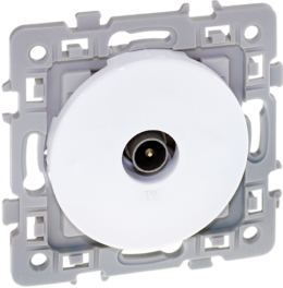 SQUARE Prise TV blanc