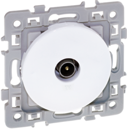SQUARE Prise TV blanc