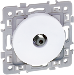 SQUARE Prise TV multiservice Type F  blanc