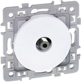 SQUARE Prise TV multiservice Type F  blanc