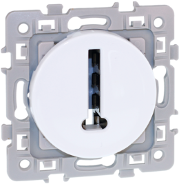 SQUARE Conjoncteur téléphonique en T blanc