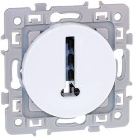 SQUARE Conjoncteur téléphonique en T blanc