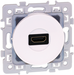 SQUARE prise HDMI blanc