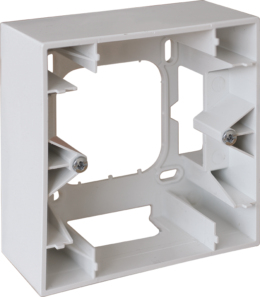 SQUARE cadre saillie 1 poste blanc